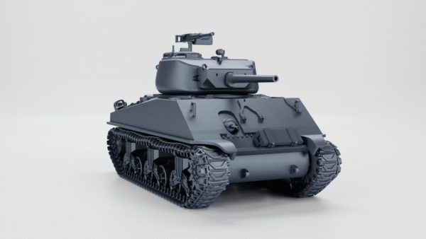 WW2 USA SHERMAN M4A3E2 JUMBO COBRA KING, 3D PRINTED, MANY SCALES AVAILABLE - Image 5