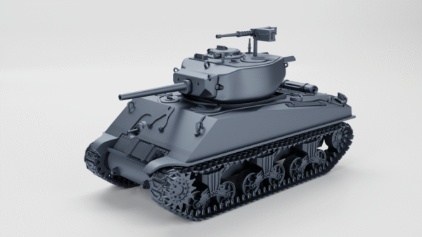 WW2 USA SHERMAN M4A3E2 JUMBO COBRA KING, 3D PRINTED, MANY SCALES AVAILABLE