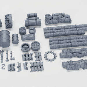 WW2 USA STOWAGE FOR SHERMAN TANKS, 3D PRINTED, MANY SCALES AVAILABLE