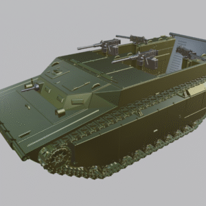 1/35 WW2 USA LVT-4 WATER BUFFALO (Amphibious, US), 3D PRINTED-LARGE MODEL