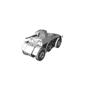 WW2 GERMAN AUTOBLINDA 41 ARMORED CAR, 3D PRINTED, MANY SCALES AVAILABLE
