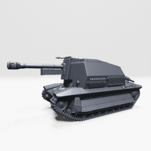 WW2 GERMAN GEPANZERTE SELBSTFAHRLAFETTE FCM, 3D PRINTED, MANY SCALES AVAILABLE