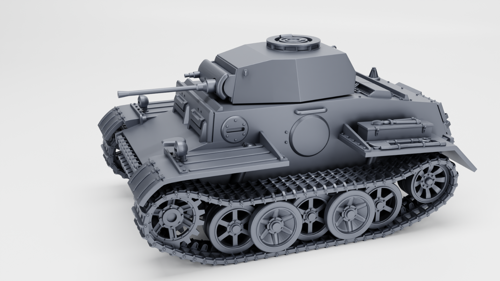 WW2 GERMAN PANZER II AUSF.J, 3D PRINTED, MANY SCALES AVAILABLE - Image 3