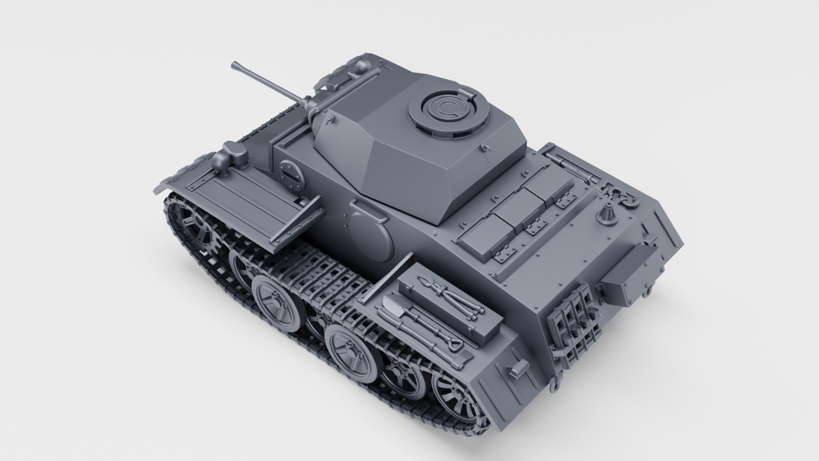 WW2 GERMAN PANZER II AUSF.J, 3D PRINTED, MANY SCALES AVAILABLE - Image 4