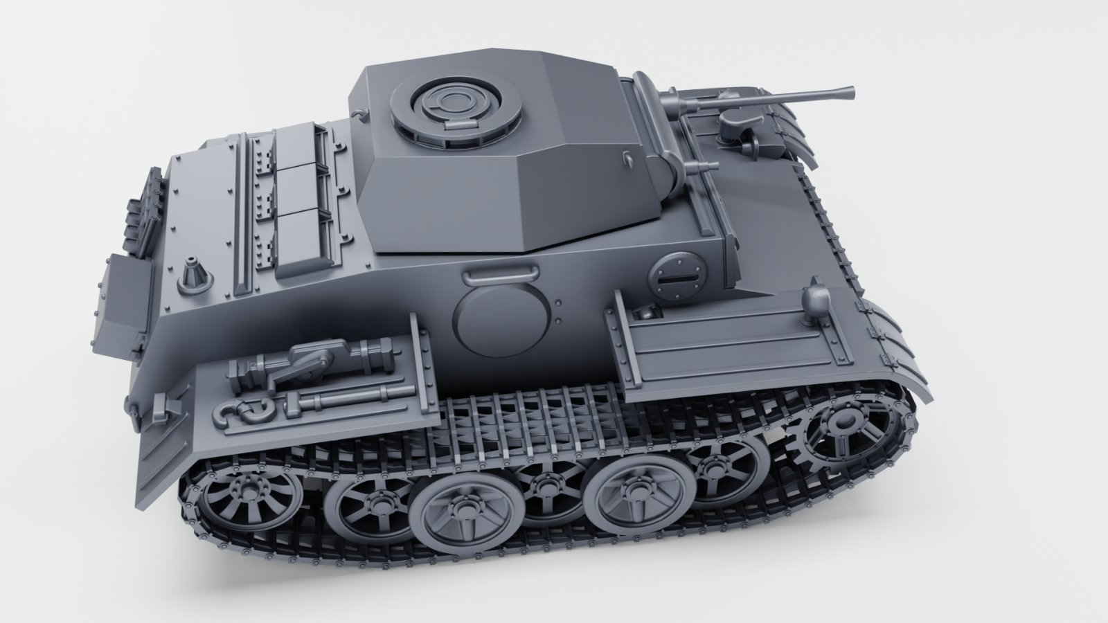 WW2 GERMAN PANZER II AUSF.J, 3D PRINTED, MANY SCALES AVAILABLE - Image 5