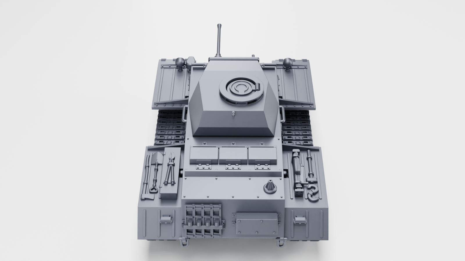WW2 GERMAN PANZER II AUSF.J, 3D PRINTED, MANY SCALES AVAILABLE - Image 6