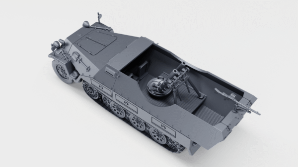 WW2 GERMAN SD.KFZ 251 AUSF.D, GRANATWEFER 42, 3D PRINTED, MANY SCALES AVAILABLE - Image 4