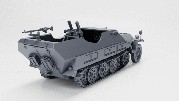WW2 GERMAN SD.KFZ 251 AUSF.D, GRANATWEFER 42, 3D PRINTED, MANY SCALES AVAILABLE - Image 5
