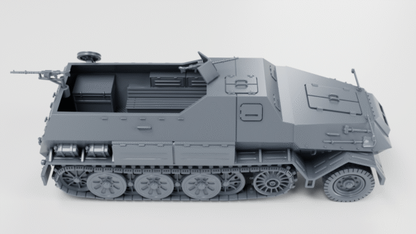 WW2 GERMAN SD.KFZ.8 DB10 GEPANZERTE 12T, 3D PRINTED, MANY SCALES AVAILABLE - Image 5