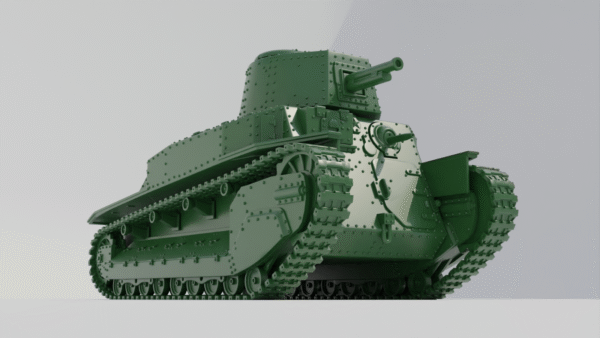 WW2 JAPAN MEDIUM TANK TYPE 89B I-Go, 3D PRINTED, MANY SCALES AVAILABLE - Image 3