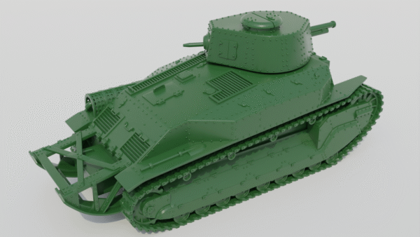 WW2 JAPAN MEDIUM TANK TYPE 89B I-Go, 3D PRINTED, MANY SCALES AVAILABLE - Image 4