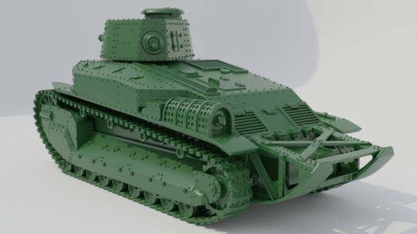 WW2 JAPAN MEDIUM TANK TYPE 89B I-Go, 3D PRINTED, MANY SCALES AVAILABLE