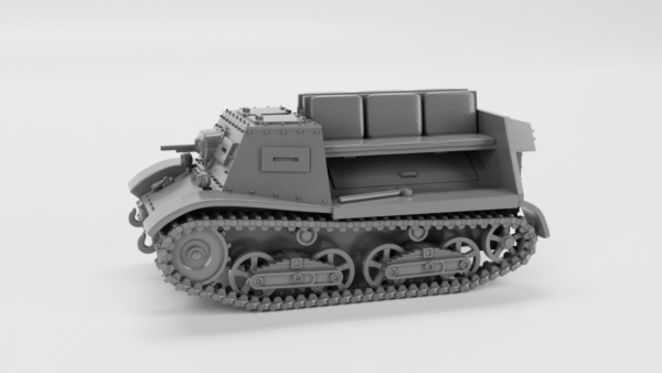 WW2 SOVIET, T-20 ARMORED TRACTOR KOMSOMOLETS 3D PRINTED, MANY SCALES AVAILABLE - Image 11