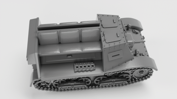 WW2 SOVIET, T-20 ARMORED TRACTOR KOMSOMOLETS 3D PRINTED, MANY SCALES AVAILABLE - Image 14