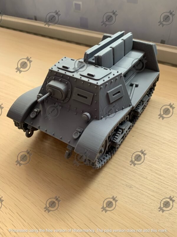 WW2 SOVIET, T-20 ARMORED TRACTOR KOMSOMOLETS 3D PRINTED, MANY SCALES AVAILABLE - Image 4