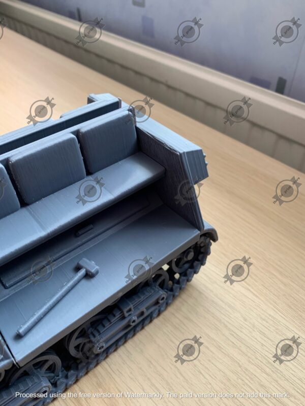 WW2 SOVIET, T-20 ARMORED TRACTOR KOMSOMOLETS 3D PRINTED, MANY SCALES AVAILABLE - Image 7