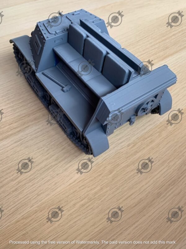 WW2 SOVIET, T-20 ARMORED TRACTOR KOMSOMOLETS 3D PRINTED, MANY SCALES AVAILABLE - Image 8