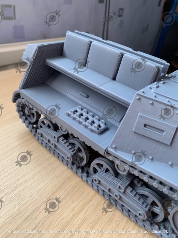 WW2 SOVIET, T-20 ARMORED TRACTOR KOMSOMOLETS 3D PRINTED, MANY SCALES AVAILABLE - Image 9