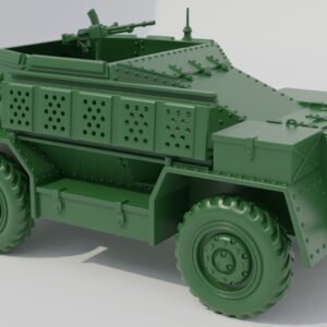 WW2 UK ARMOURED CARRIER INDIAN PATTERN MK.II,3D PRINTED, MANY SCALES AVAILABLE