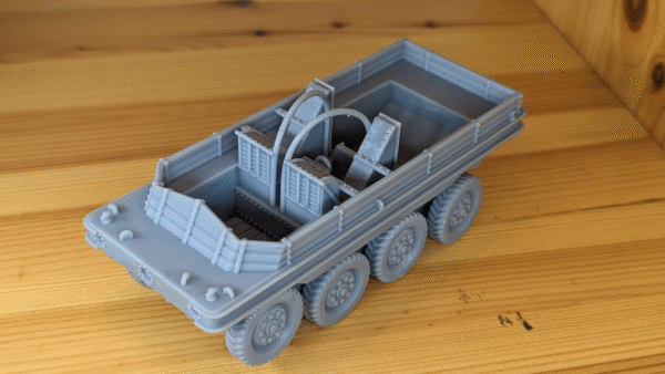 WW2 UK TERRAPIN - 4-TON AMPHIBIAN,3D PRINTED, MANY SCALES AVAILABLE
