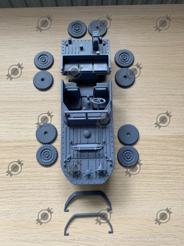 WW2 USA FORD GPA "SEEP, 3D PRINTED, MANY SCALES AVAILABLE. - Image 8