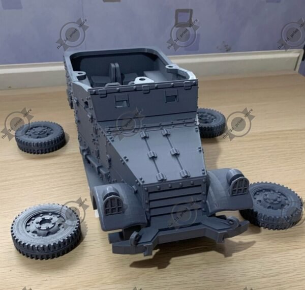 WW2 USA M3 SCOUT CAR, 3D PRINTED, MANY SCALES AVAILABLE - Image 3