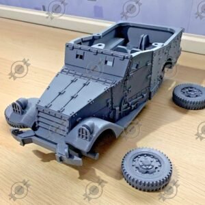 WW2 USA M3 SCOUT CAR, 3D PRINTED, MANY SCALES AVAILABLE