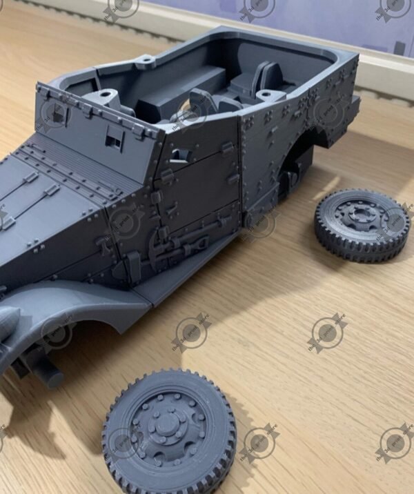 WW2 USA M3 SCOUT CAR, 3D PRINTED, MANY SCALES AVAILABLE - Image 5