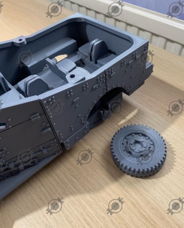 WW2 USA M3 SCOUT CAR, 3D PRINTED, MANY SCALES AVAILABLE - Image 6