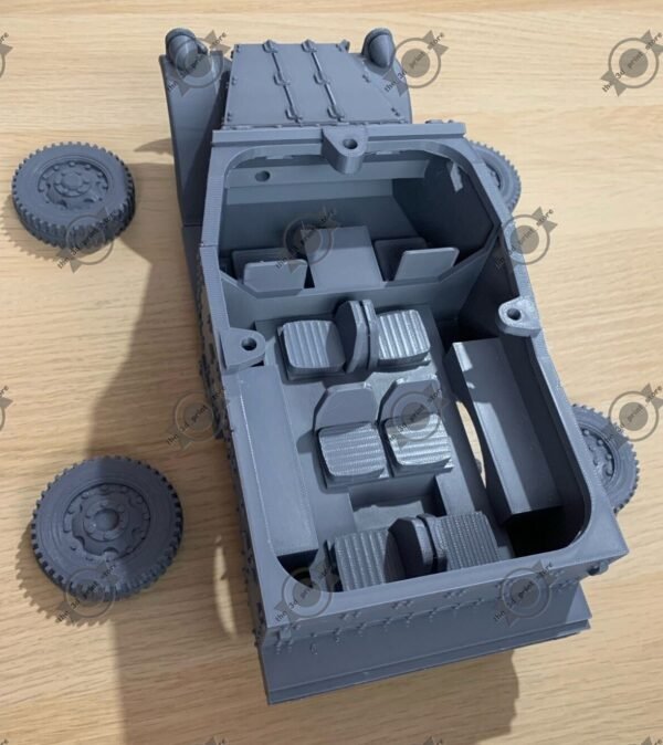 WW2 USA M3 SCOUT CAR, 3D PRINTED, MANY SCALES AVAILABLE - Image 7