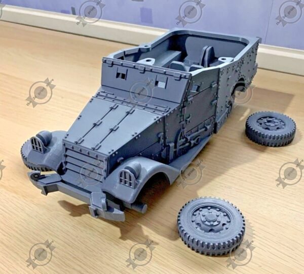 WW2 USA M3 SCOUT CAR, 3D PRINTED, MANY SCALES AVAILABLE