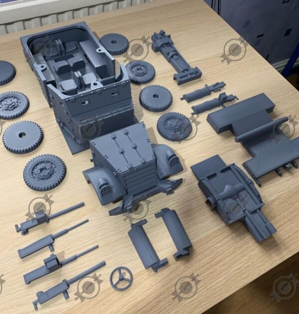 WW2 USA M3 SCOUT CAR, 3D PRINTED, MANY SCALES AVAILABLE - Image 9