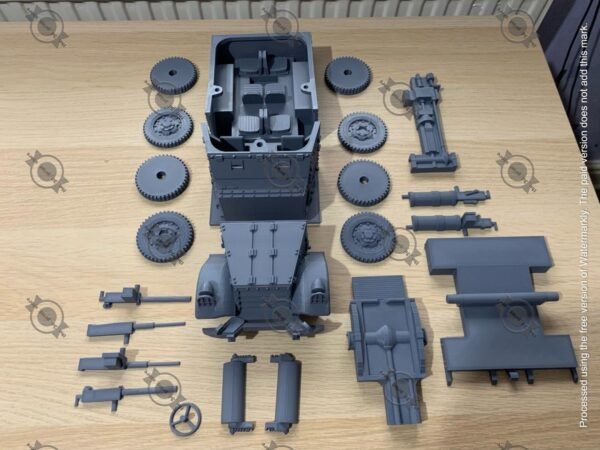 WW2 USA M3 SCOUT CAR, 3D PRINTED, MANY SCALES AVAILABLE - Image 10