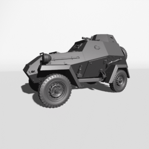 WW2 USSR BA-64B SCOUT CAR, 3D PRINTED, MANY SCALES AVAILABLE