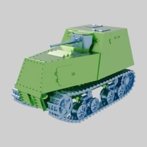 WW2 USSR TRACTOR TANK KHTZ-16,3D PRINTED, MANY SCALES AVAILABLE