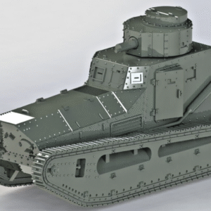 WW1 GERMAN LEICHTER KAMPFWAGEN II (LKII)  , 3D PRINTED, MANY SCALES AVAILABLE