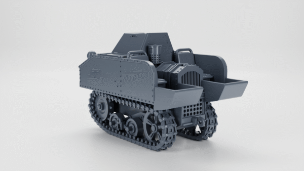 WW2 BELGIUM VCL UTILITY TRACTOR TYPE B CAVALRY 3D PRINTED, MANY SCALES AVAILABLE - Image 3