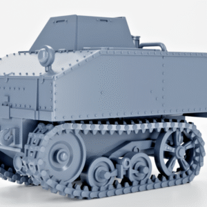 WW2 BELGIUM VCL UTILITY TRACTOR TYPE B CAVALRY 3D PRINTED, MANY SCALES AVAILABLE