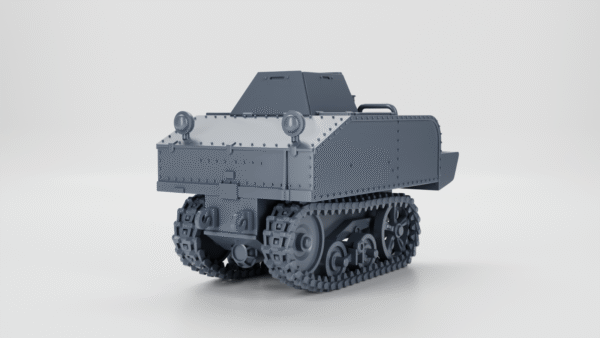 WW2 BELGIUM VCL UTILITY TRACTOR TYPE B CAVALRY 3D PRINTED, MANY SCALES AVAILABLE - Image 5