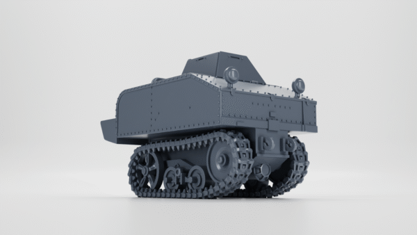 WW2 BELGIUM VCL UTILITY TRACTOR TYPE B CAVALRY 3D PRINTED, MANY SCALES AVAILABLE - Image 6
