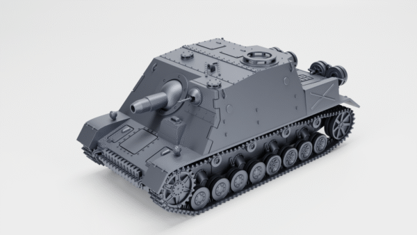 WW2 GERMAN STURMPANZER IV “BRUMMBAR, 3D PRINTED, MANY SCALES AVAILABLE