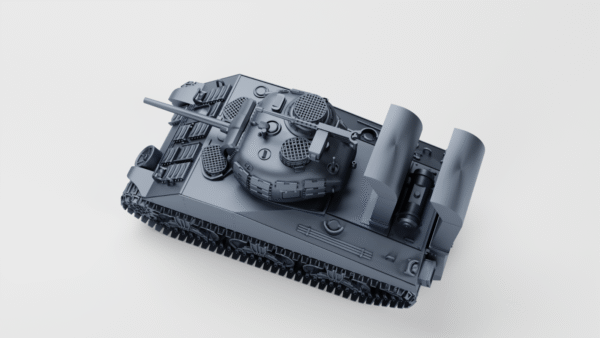 WW2 USA SHERMAN M4A3(75)W “BEELZEBUB” , 3D PRINTED, MANY SCALES AVAILABLE - Image 5