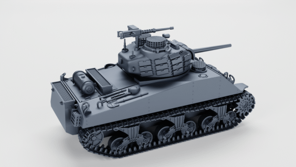 WW2 USA SHERMAN M4A3(75)W “BEELZEBUB” , 3D PRINTED, MANY SCALES AVAILABLE - Image 7