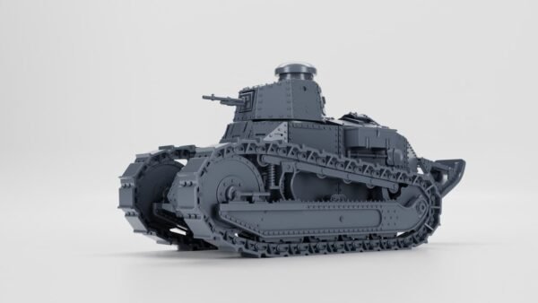 WW2 FRANCE RENAULT FT-17, 3D PRINTED, MANY SCALES AVAILABLE - Image 3