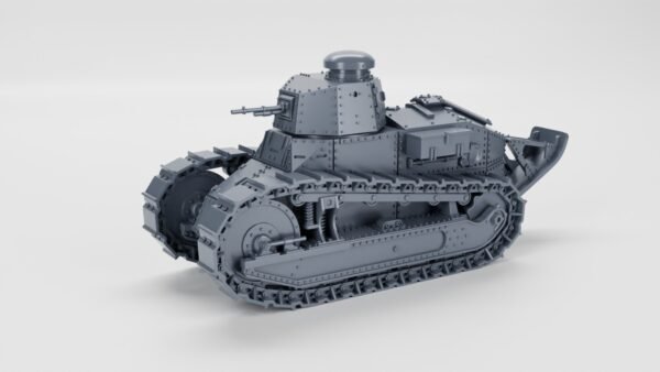 WW2 FRANCE RENAULT FT-17, 3D PRINTED, MANY SCALES AVAILABLE