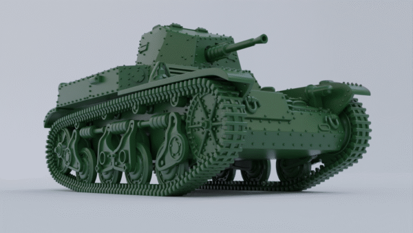 WW2 FRENCH RENAULT AMR-35 ZT-1, 3D PRINTED, MANY SCALES AVAILABLE - Image 4