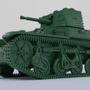 WW2 FRENCH RENAULT AMR-35 ZT-1, 3D PRINTED, MANY SCALES AVAILABLE