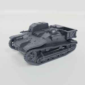 WW2 GERMAN GEPANZERTE MG TRAGER RENAULT UE(F) 3D PRINTED, MANY SCALES AVAILABLE