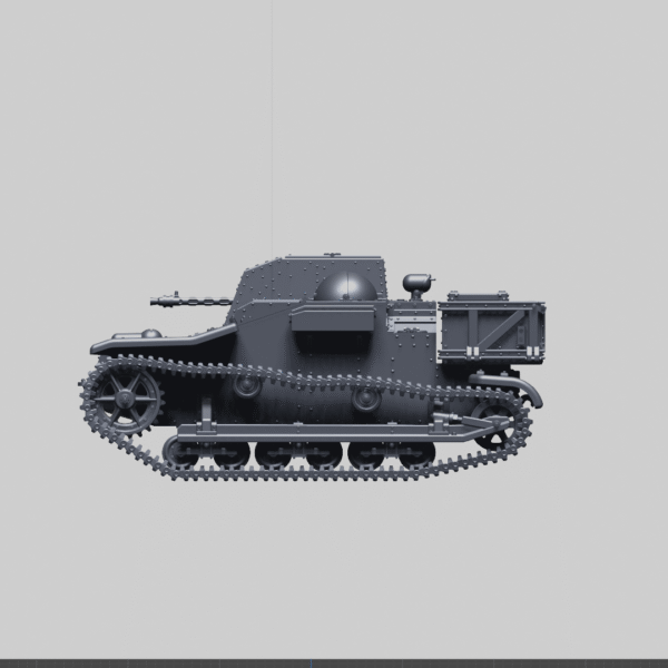 WW2 GERMAN GEPANZERTE MG TRAGER RENAULT UE(F) 3D PRINTED, MANY SCALES AVAILABLE - Image 5