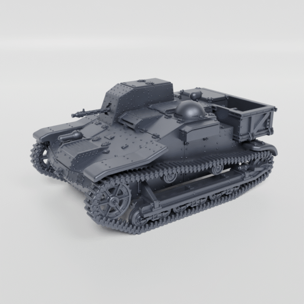 WW2 GERMAN GEPANZERTE MG TRAGER RENAULT UE(F) 3D PRINTED, MANY SCALES AVAILABLE